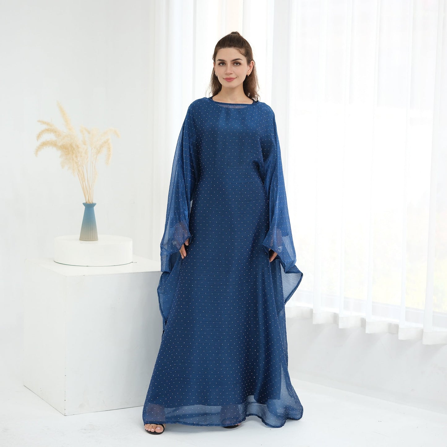 HA6619 Hot diamond long dress (with optional inner suit)