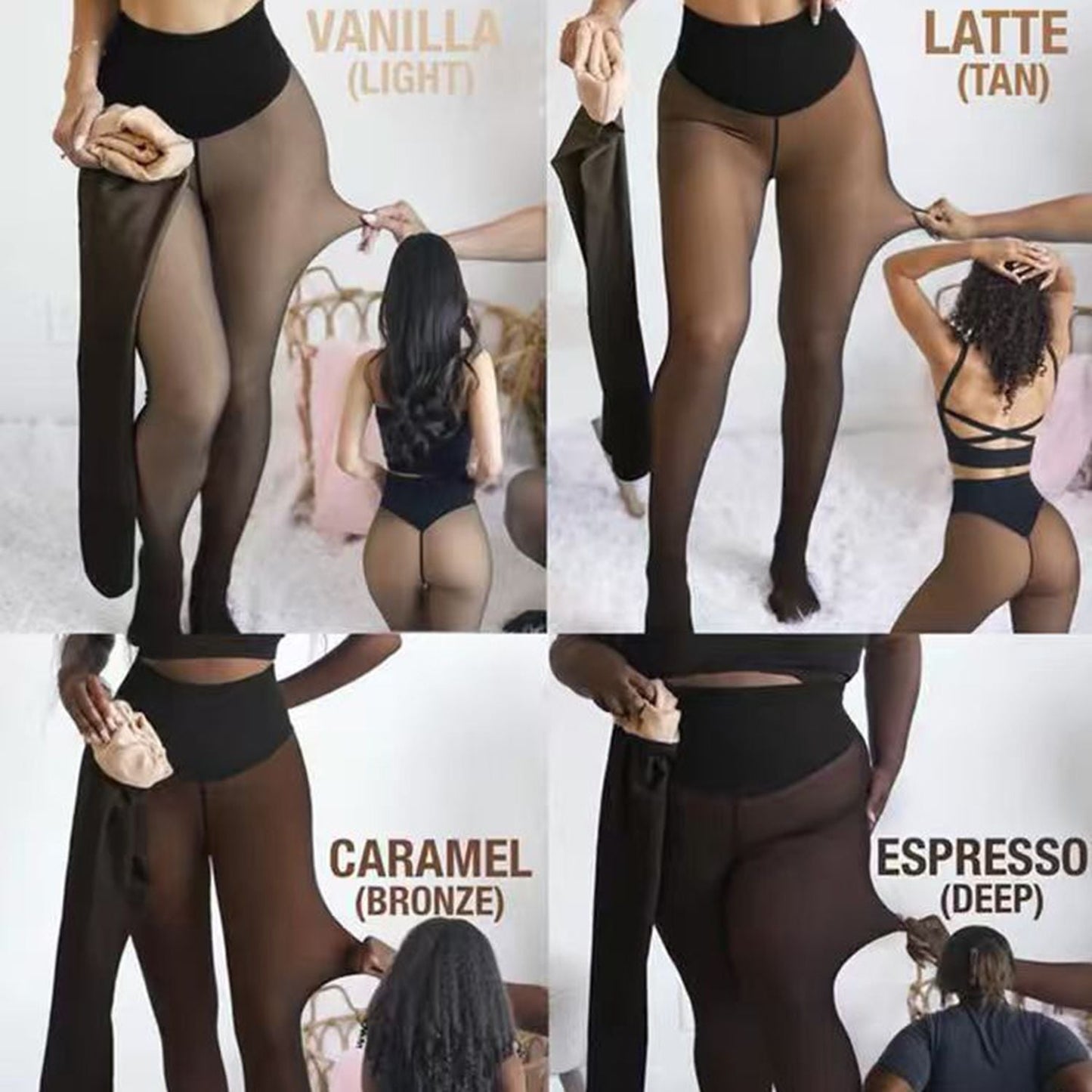 HA6675 Wool-lined fleece-lined tights