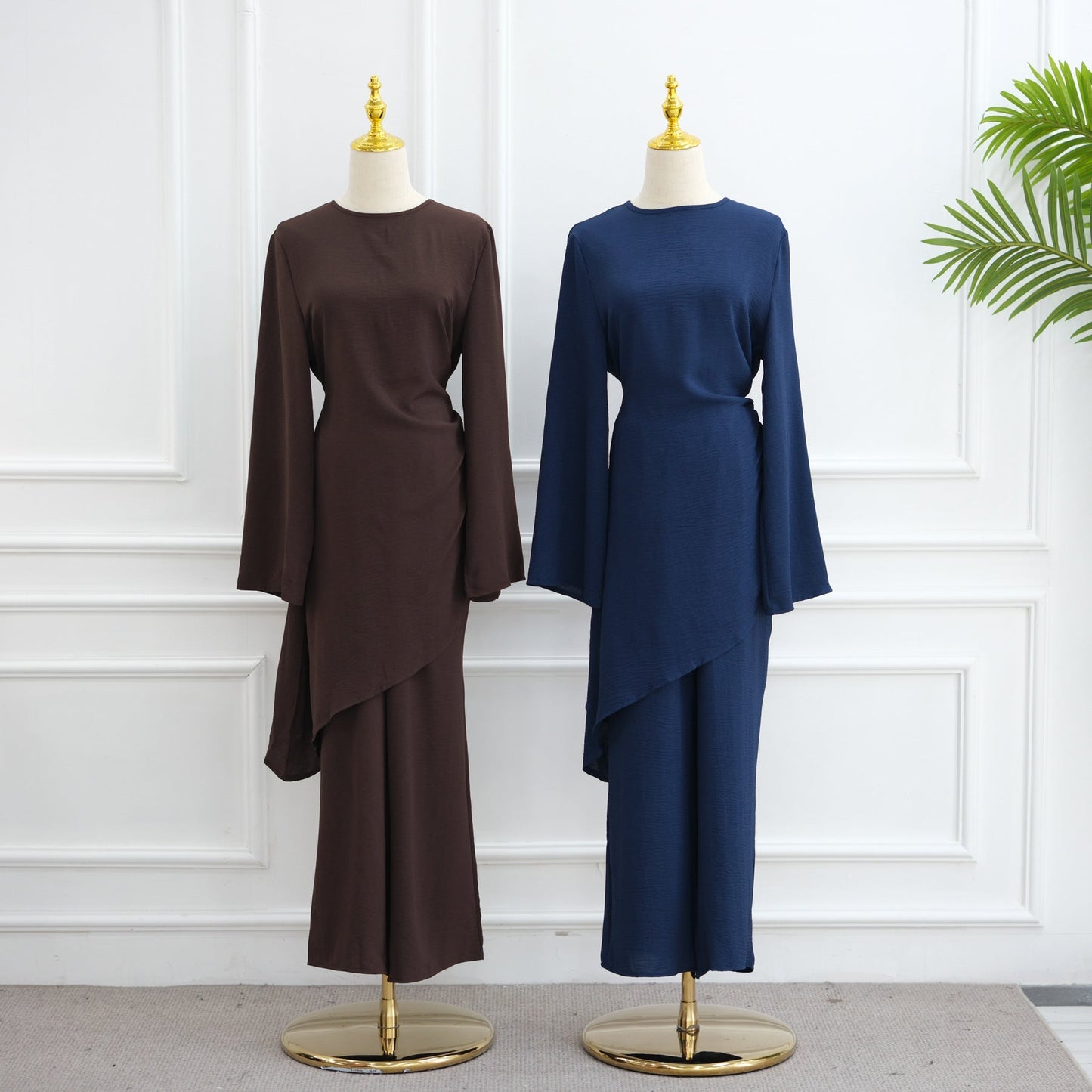 HA6606 Asymmetrical two-piece tunic (with optional headscarf)