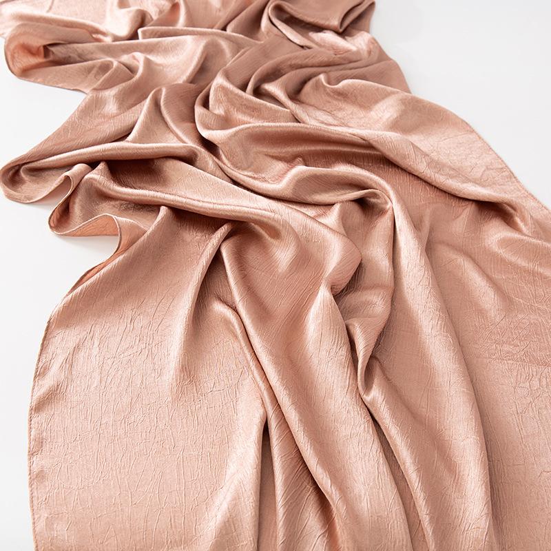 HAYA HA1104 Silk Smooth Headband Shawl Solid Color Headband