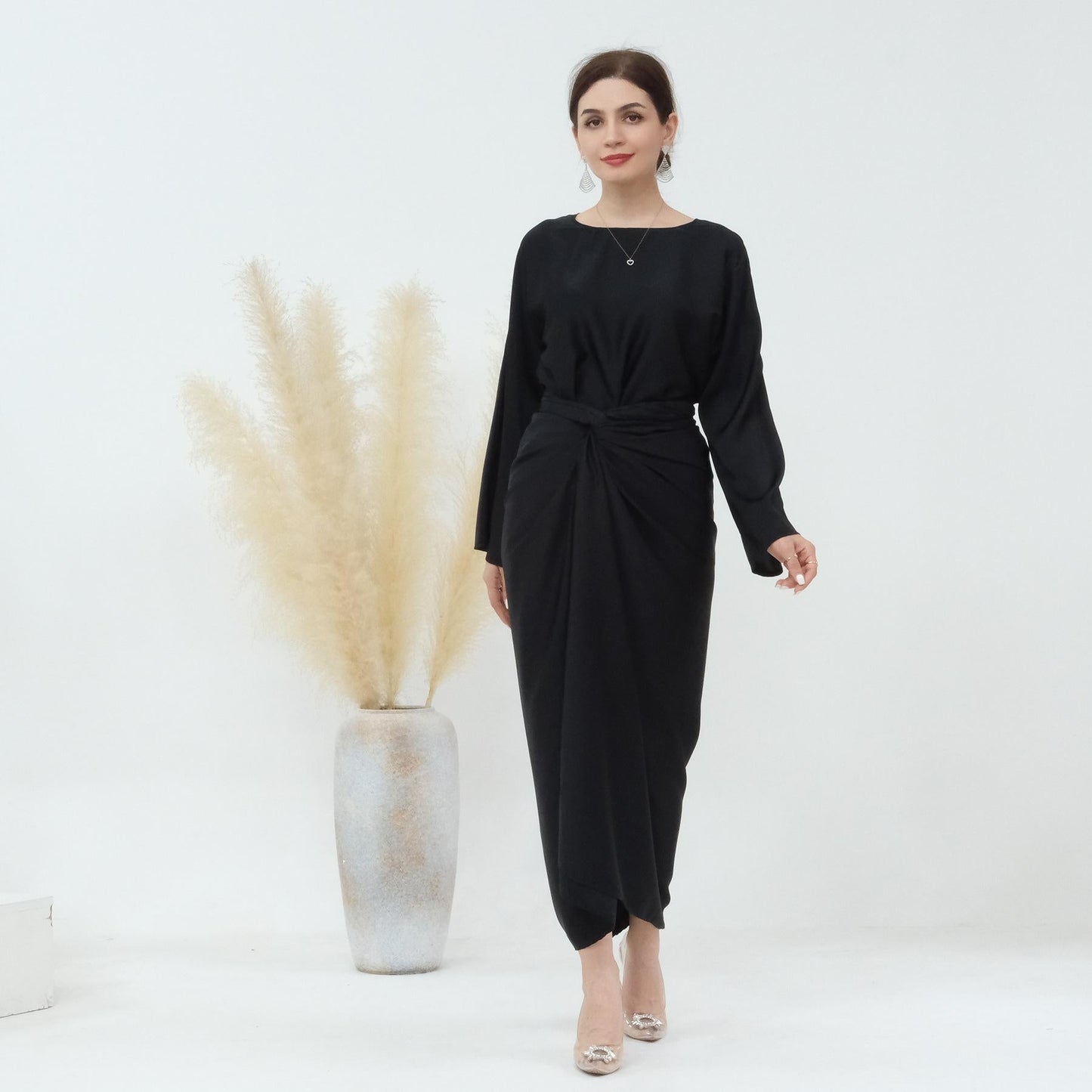 HAYA HAYA1010 2PCS Set Fashion Top and Skirt