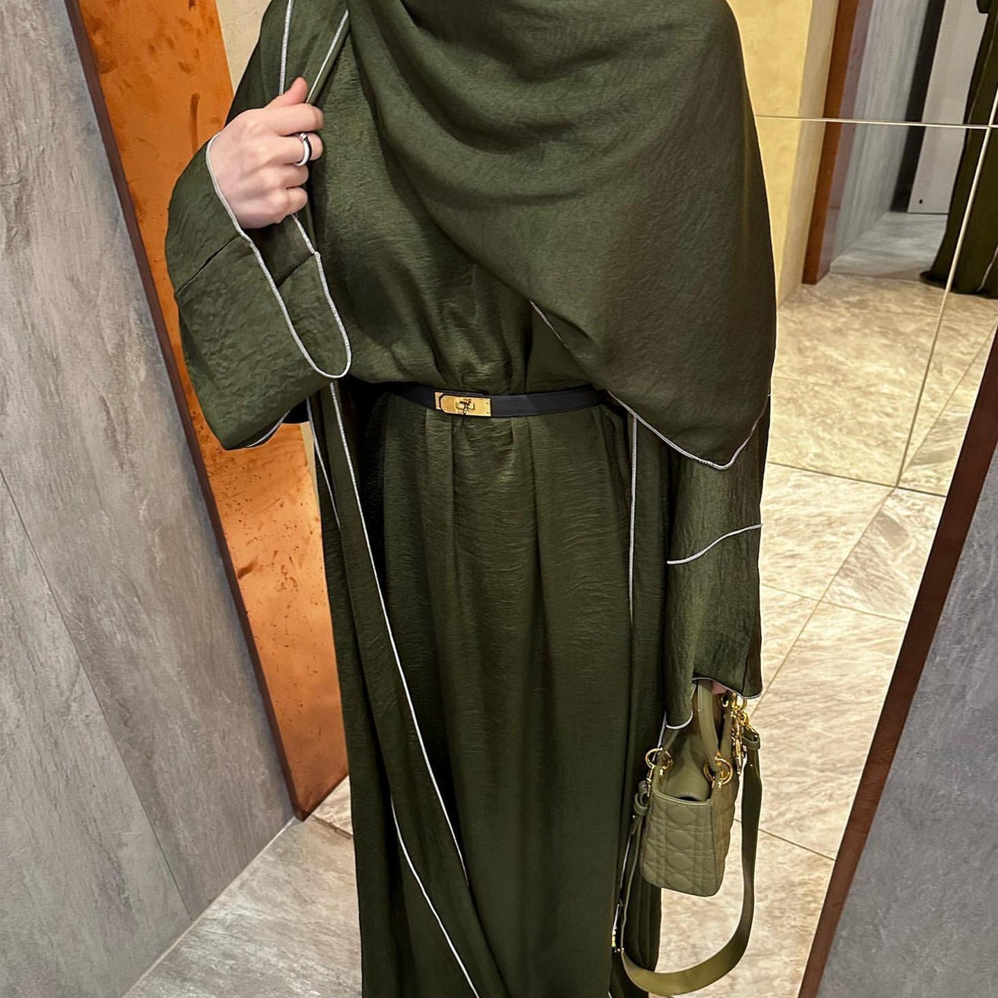 HAYA HAYA0933 3 Pcs Set Cardigan+Inner Dress+Hijab