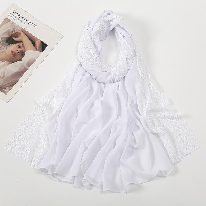 HAYA HA1125 New Pearl Chiffon Lace Lace Headband