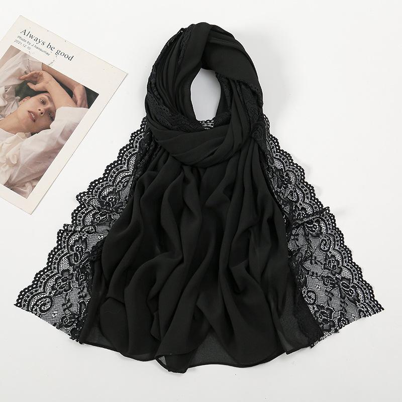 HAYA HA1125 New Pearl Chiffon Lace Lace Headband