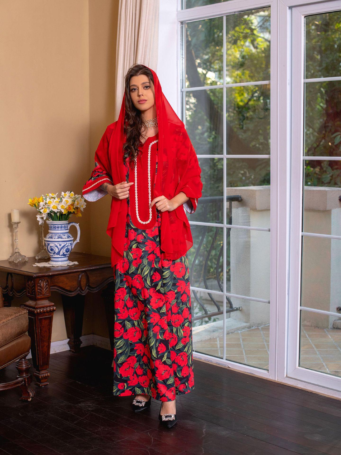 HAYA HAYA1072 Fashion New Product Hot Diamond Printed Dress
