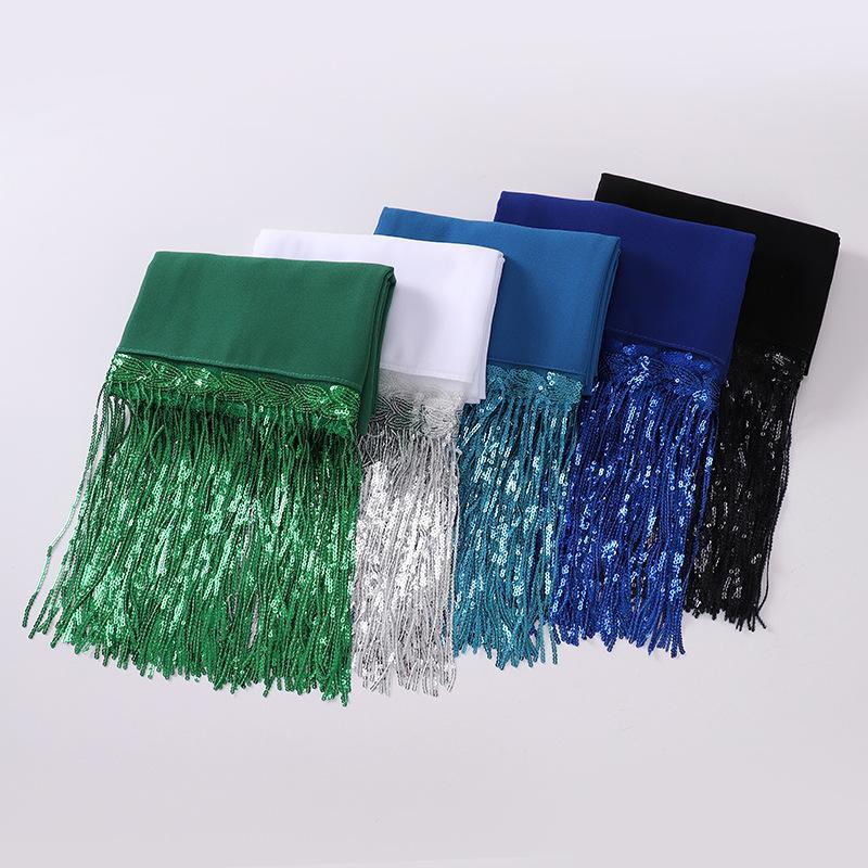 HAYA HA1139 Pearl Chiffon Scarf