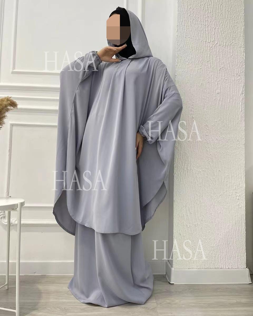HA6583 Women's Loose Long Robe Suit