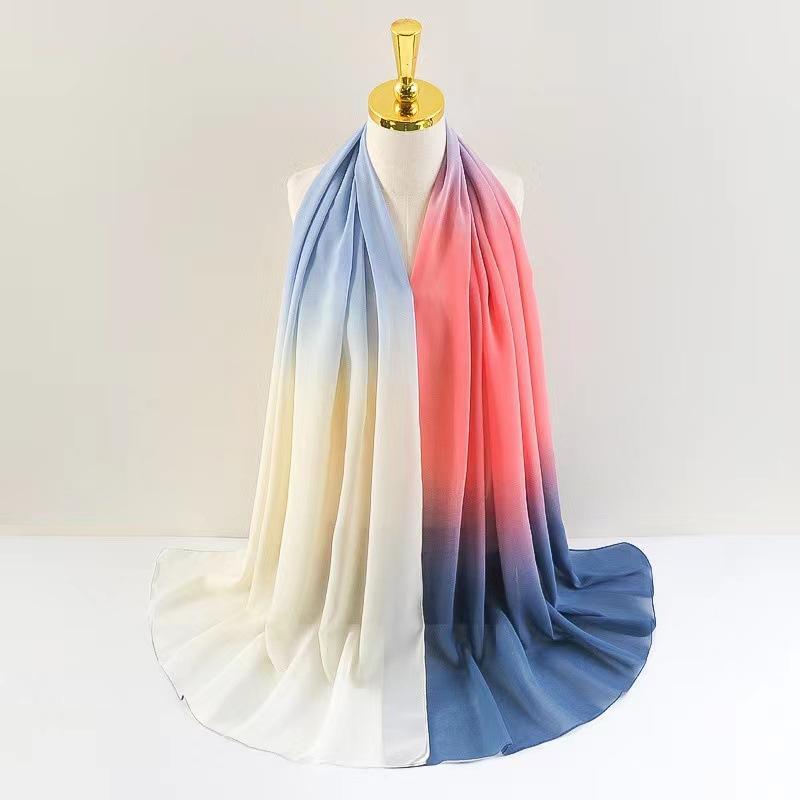 HAYA HA1148 New Gradient Chiffon Headscarf