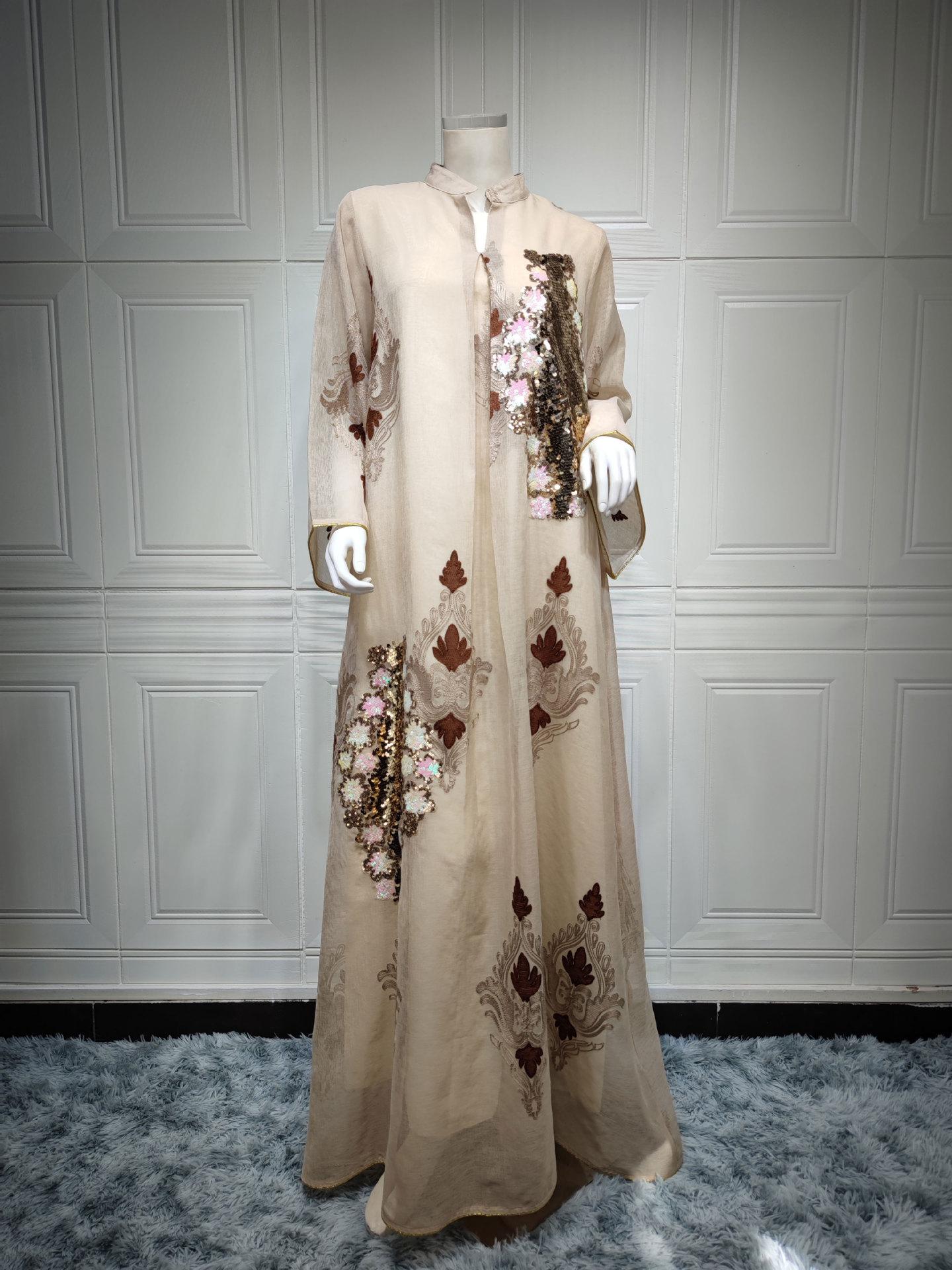 HAYA HAYA0443 Muslim Embroidered Dress