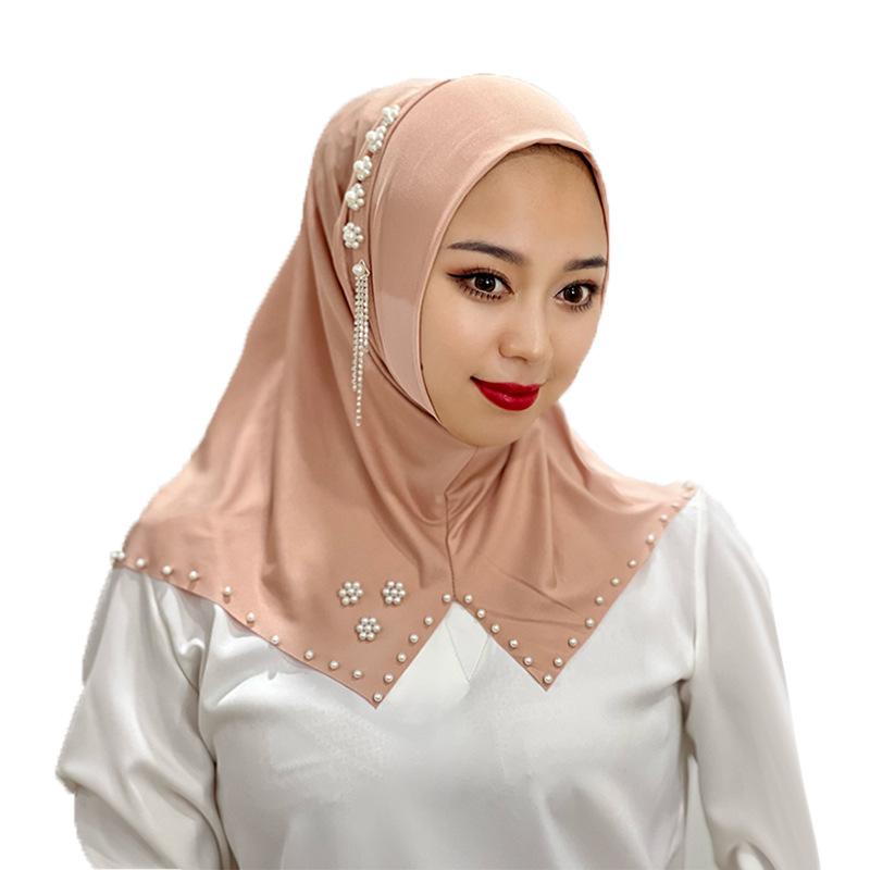 HAYA HA1110 Monochrome Beaded Flower Headband