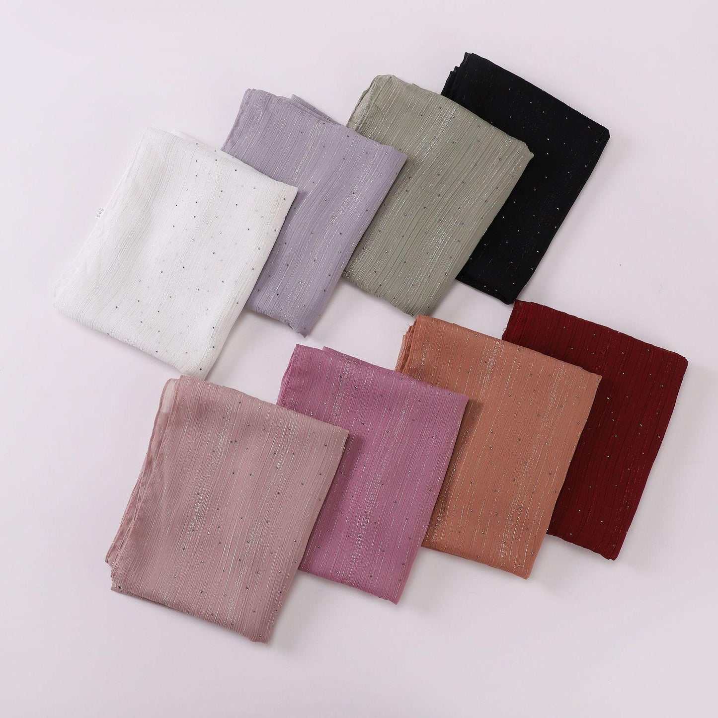 HAYA HA1114 All Over The Sky Hot Drilling Long Scarf Hijab