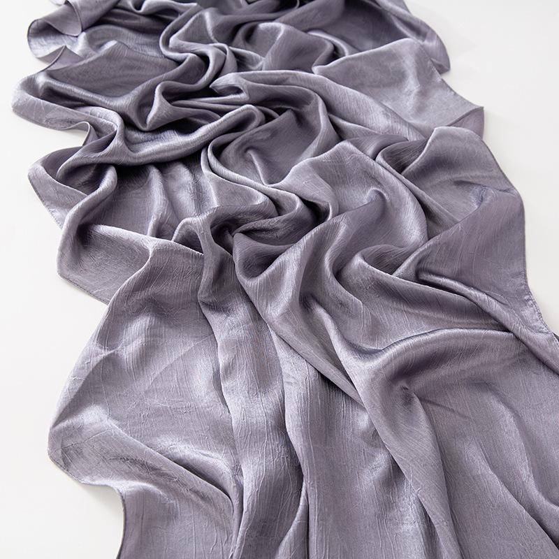 HAYA HA1104 Silk Smooth Headband Shawl Solid Color Headband
