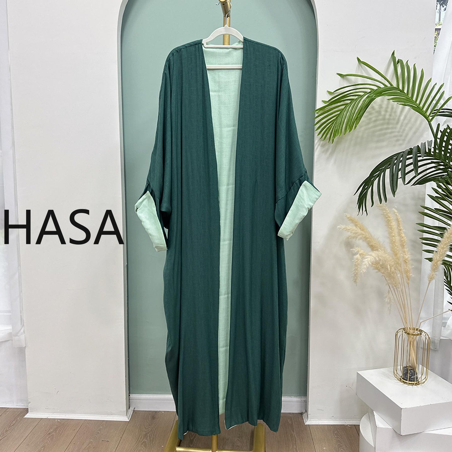 HASA HA4827 Reversible and versatile elegant robe