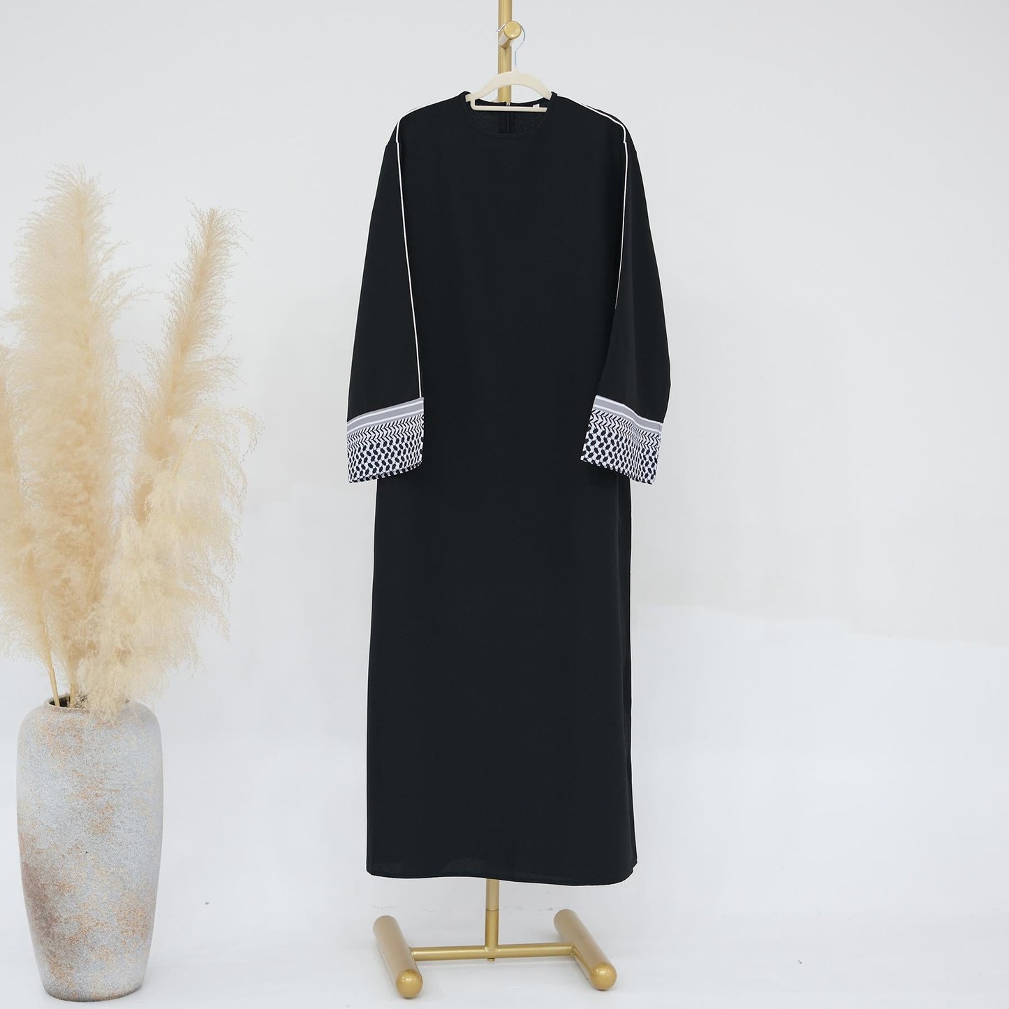 HAYA HA1181 Patchwork Elegant Abaya