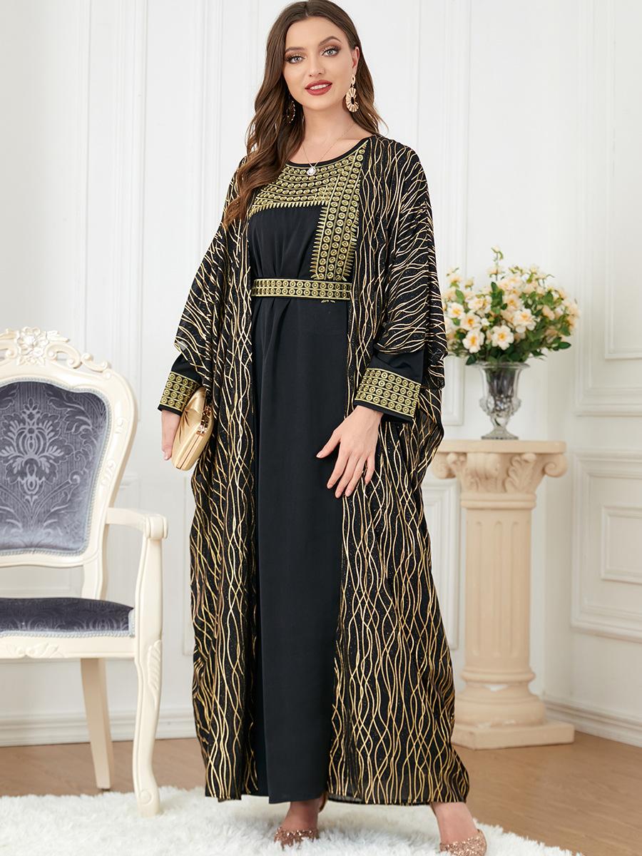 HAYA HAYA1059 2pcs Inner Dress  with Cardigan