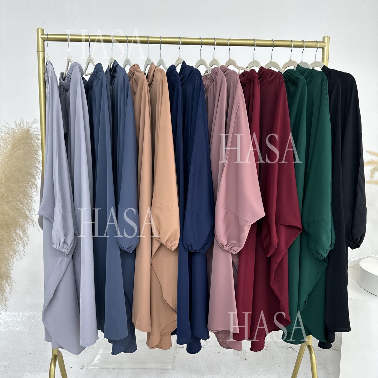 HA6583 Women's Loose Long Robe Suit