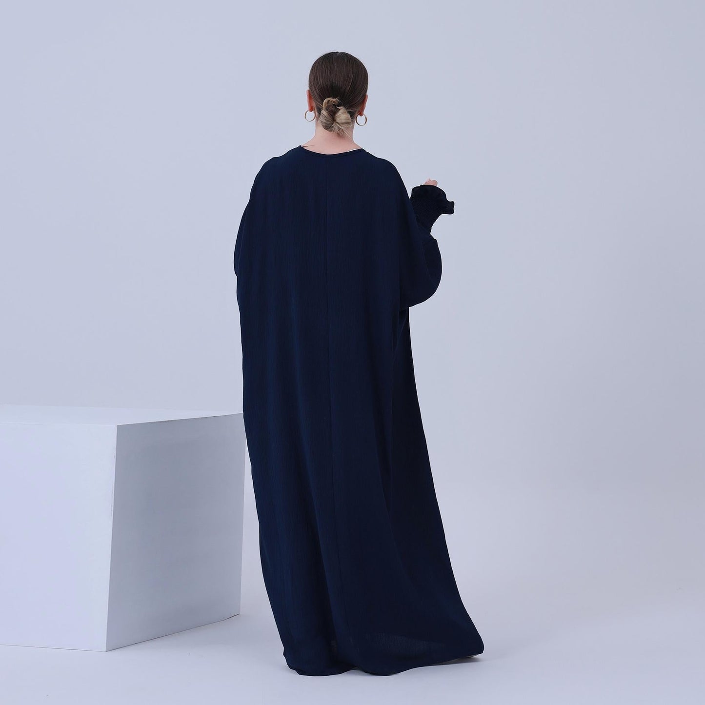 HAYA HAYA1003 Solid Bat Dress