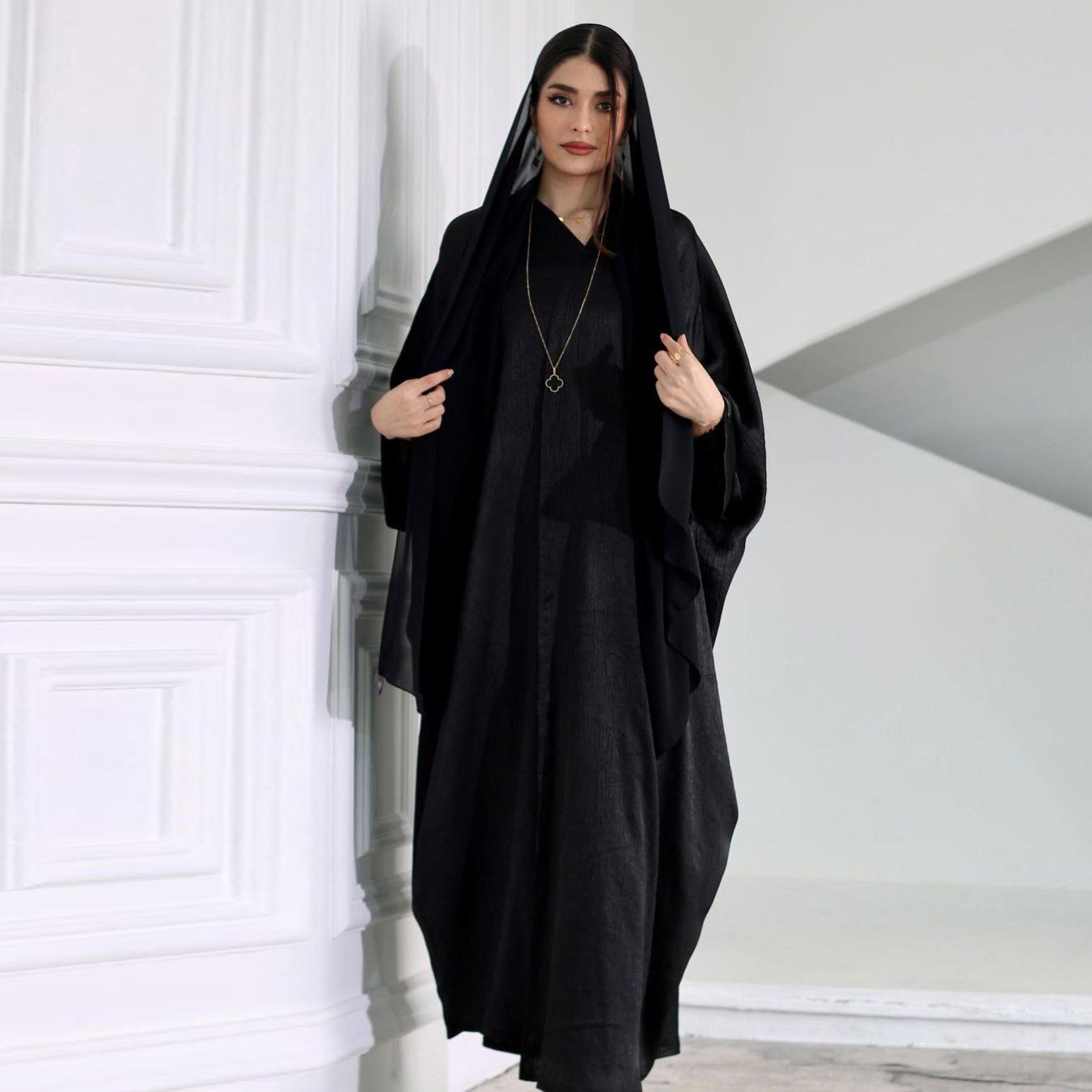 HAYA HAYA0725 Bat-sleeved Robe Women's Abaya