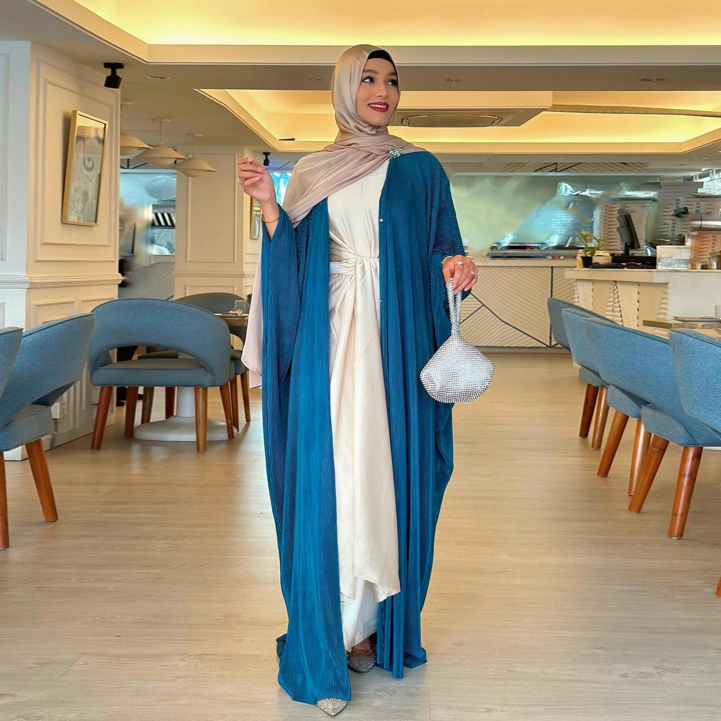 HAYA HAYA1033 Robe Abaya Outwear