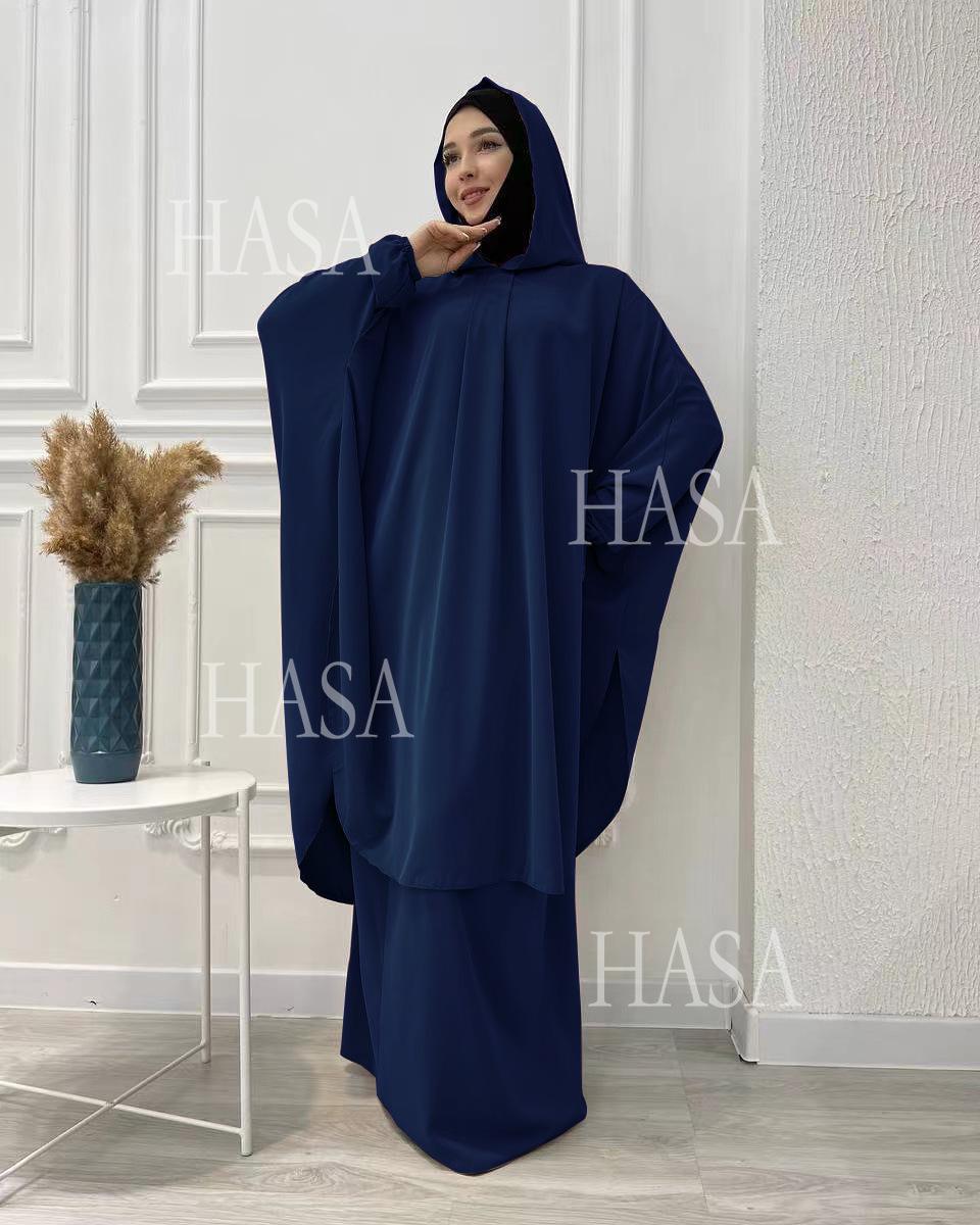 HA6583 Women's Loose Long Robe Suit