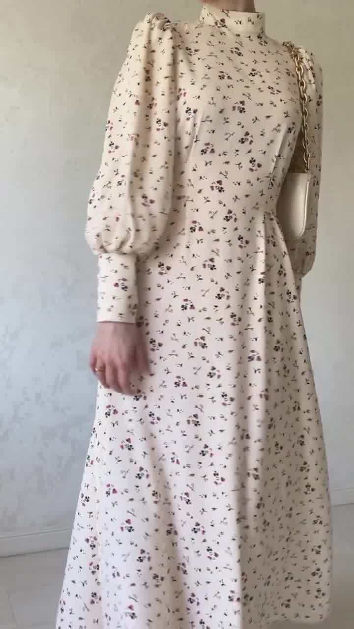 HAYA HAYA1027 Lace Up Floral Dress Long Skirt