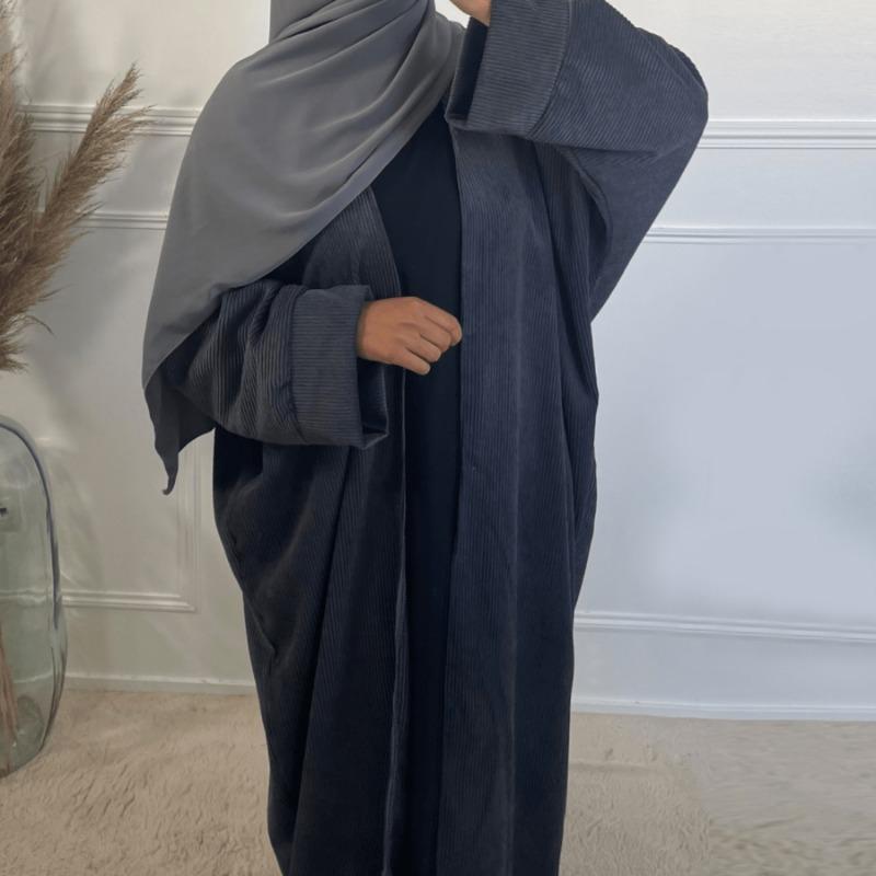 HAYA HAYA0566 Autumn/Winter Corduroy Cardigan Coat