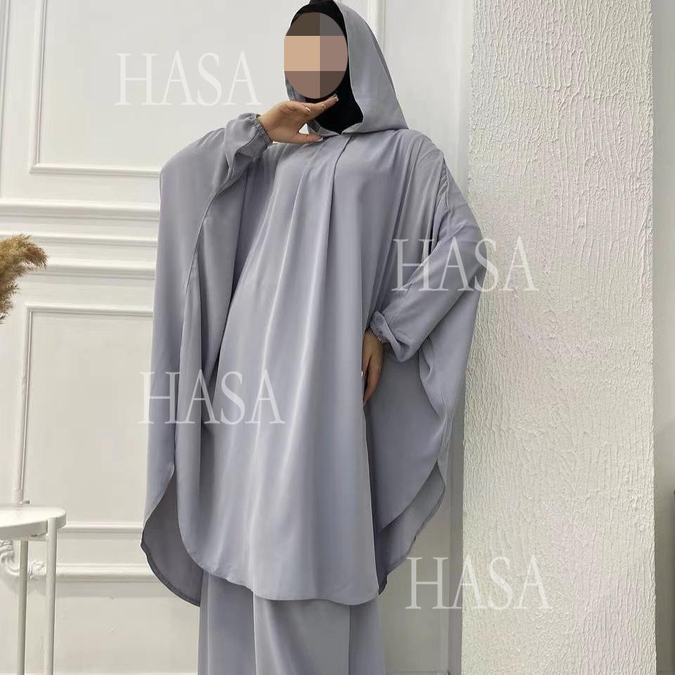 HA6583 Women's Loose Long Robe Suit