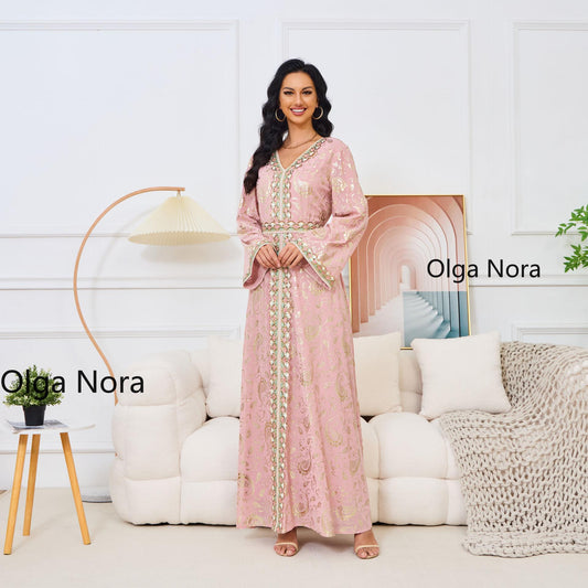 HS1328 Elegant and Slim-fitting Maxi Dress