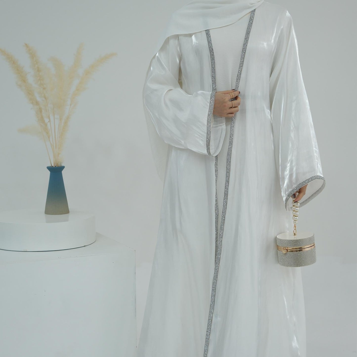 HAYA HA1185 3pcs Set Cardigan+Inner Dress+Hijab