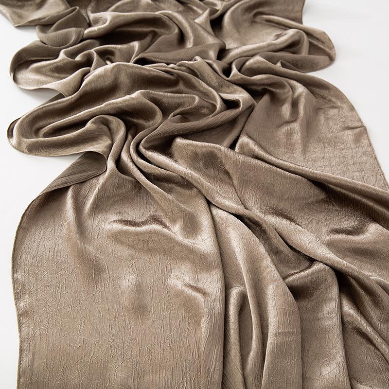 HAYA HA1104 Silk Smooth Headband Shawl Solid Color Headband