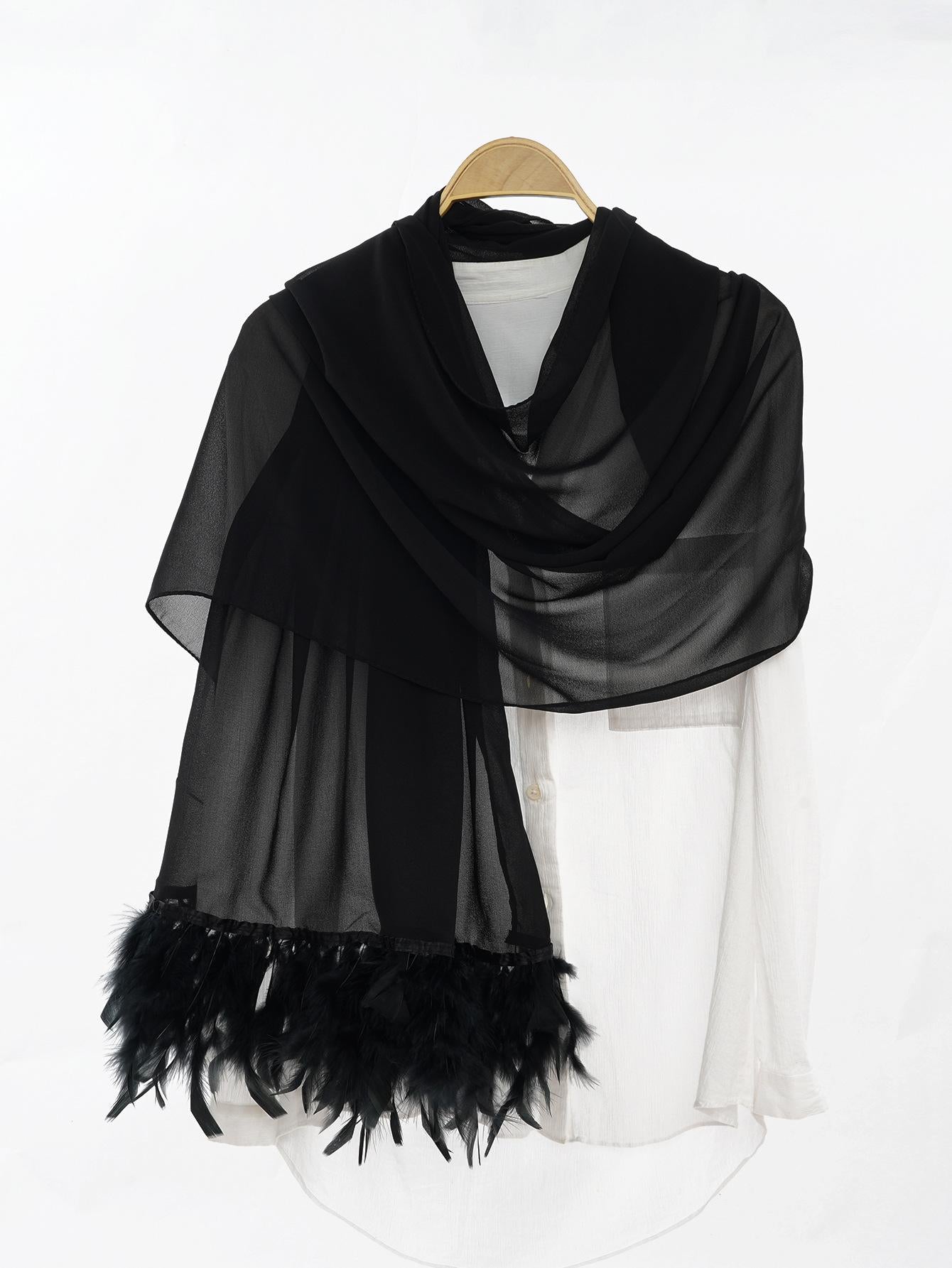 HAYA HA1146 Pure Color Chiffon Breathable Headscarf