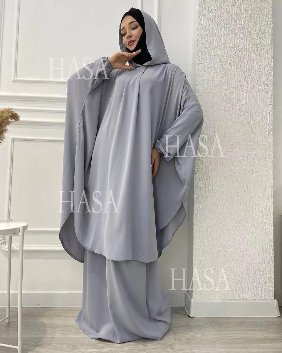 HA6583 Women's Loose Long Robe Suit
