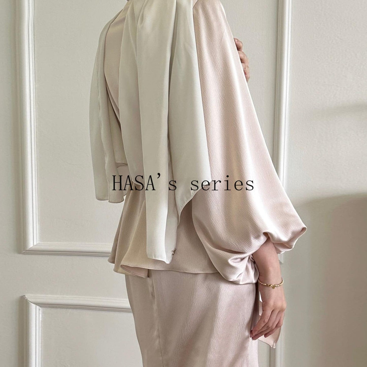 HS4845 Simple, Solid-color, Loose-fitting Two-piece Set, A Comfortable and Coordinated Outfit.