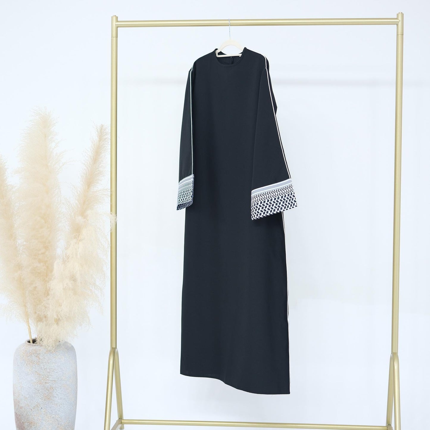 HAYA HA1181 Patchwork Elegant Abaya