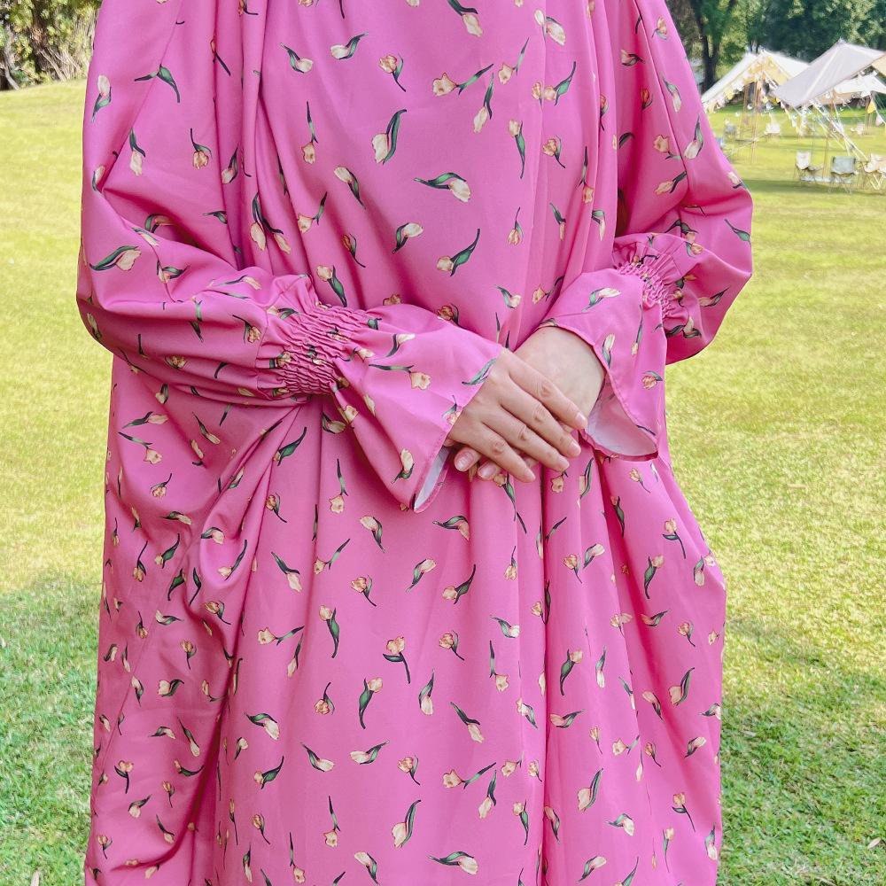 HAYA HAYA1013 Printed Dress Robe