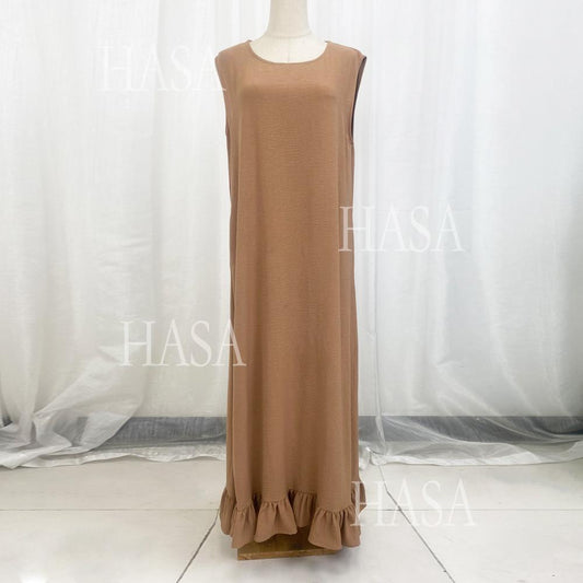 HA5860 Fashionable Imitation Linen Solid Color Robe, Breathable and Comfortable Leading The Trend abaya girl