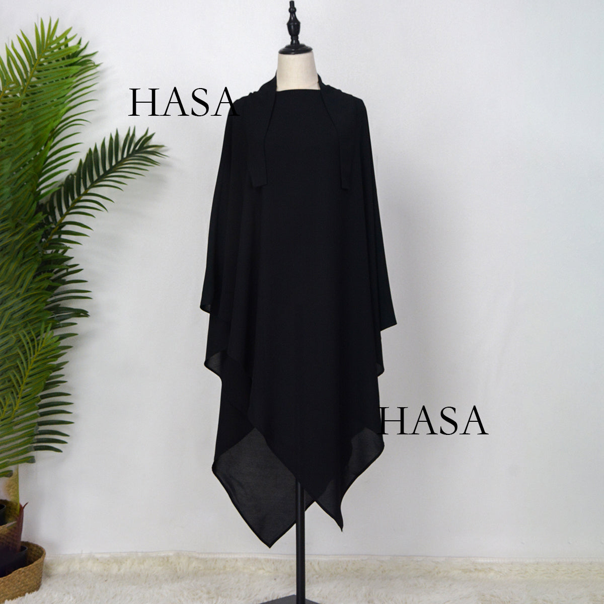 HAYAJ01 Muslim ICE SILK CREPE Khimar