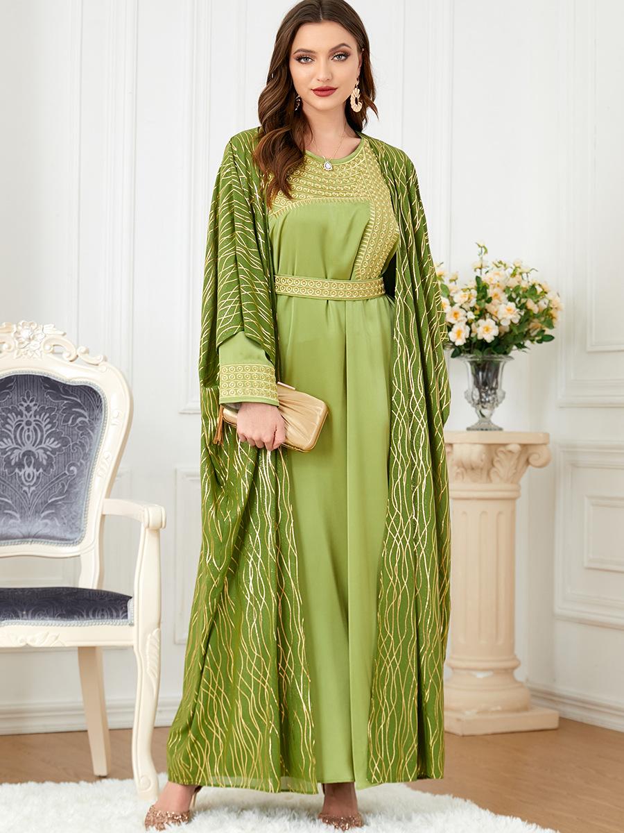 HAYA HAYA1059 2pcs Inner Dress  with Cardigan