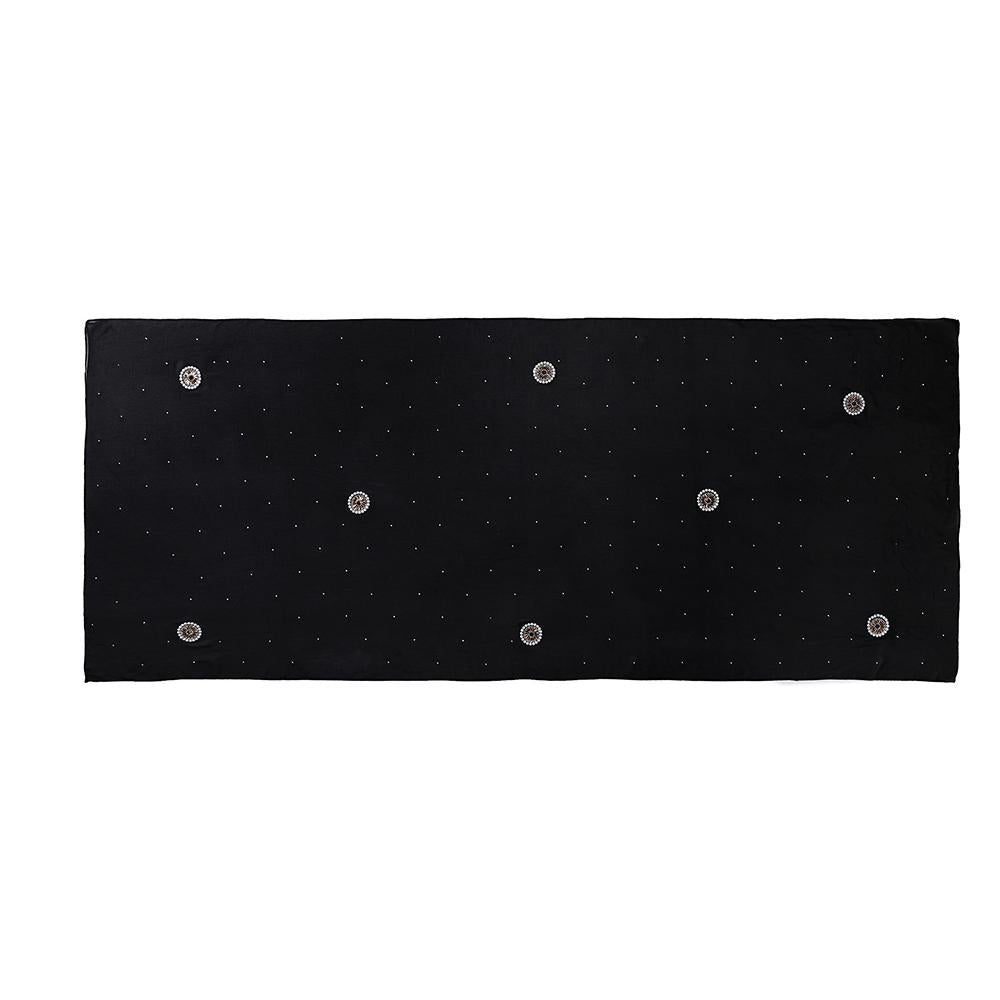 HAYA HA1126 Pearl Chiffon Baotou Scarf