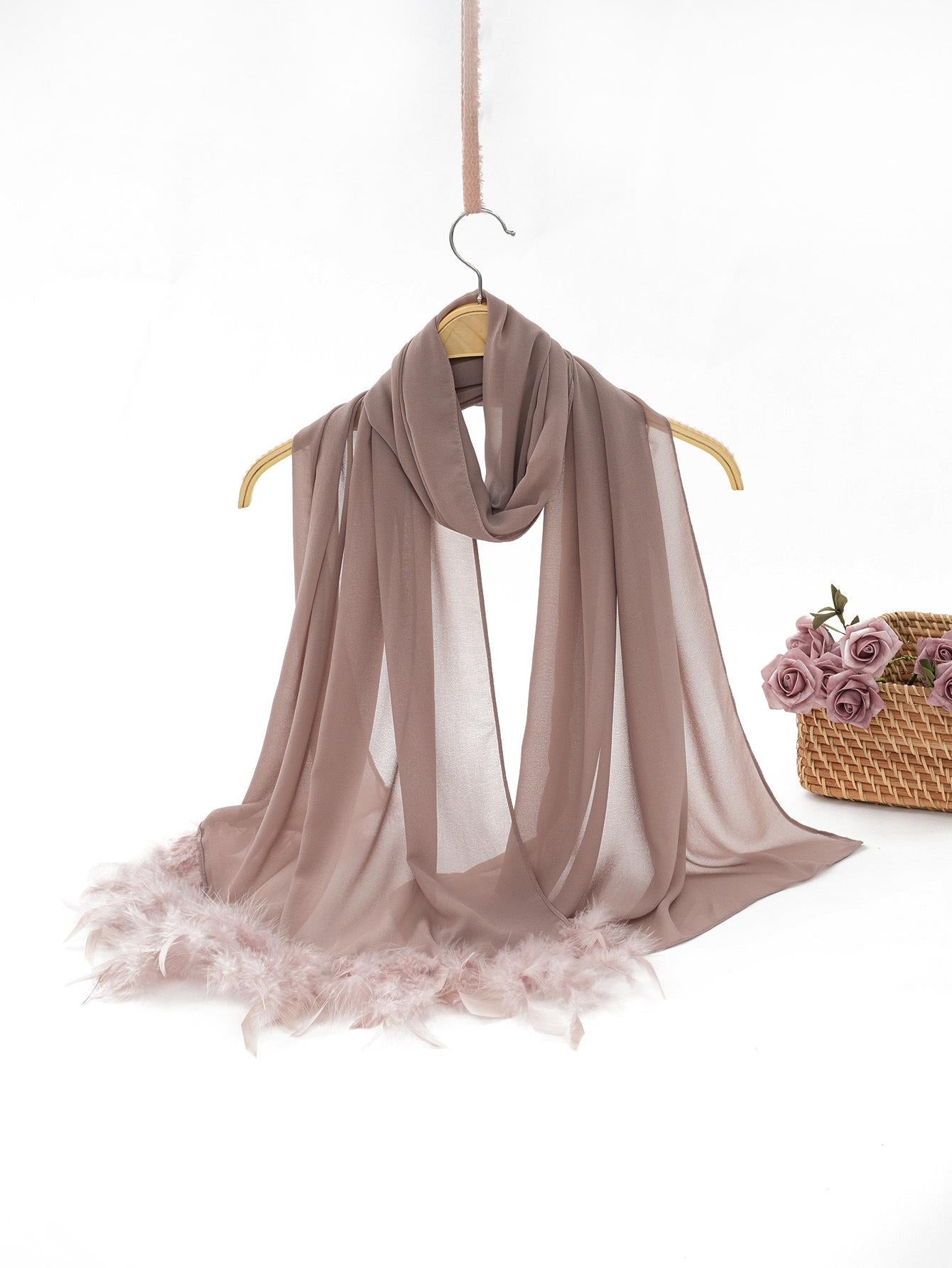 HAYA HA1146 Pure Color Chiffon Breathable Headscarf