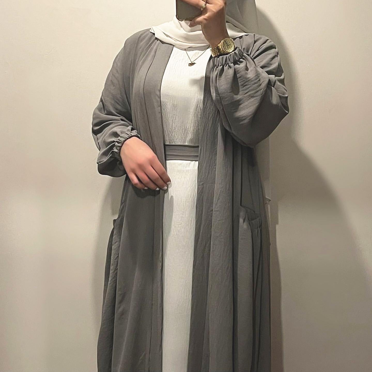 HAYA HAYA1014 Elegant Coat Long Skirt