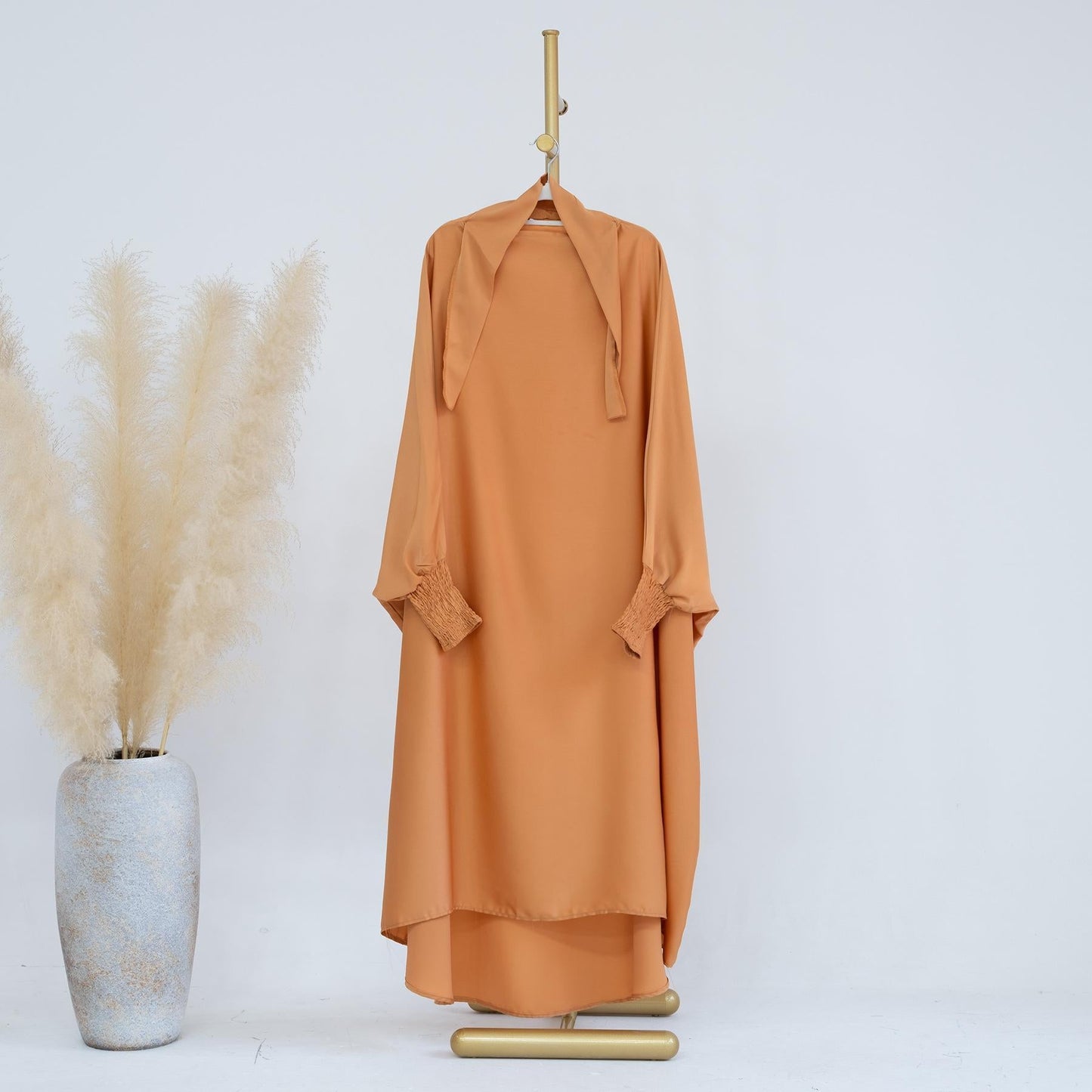 HAYA HA0720 Large Swing Solid Color Robe Children's Dress