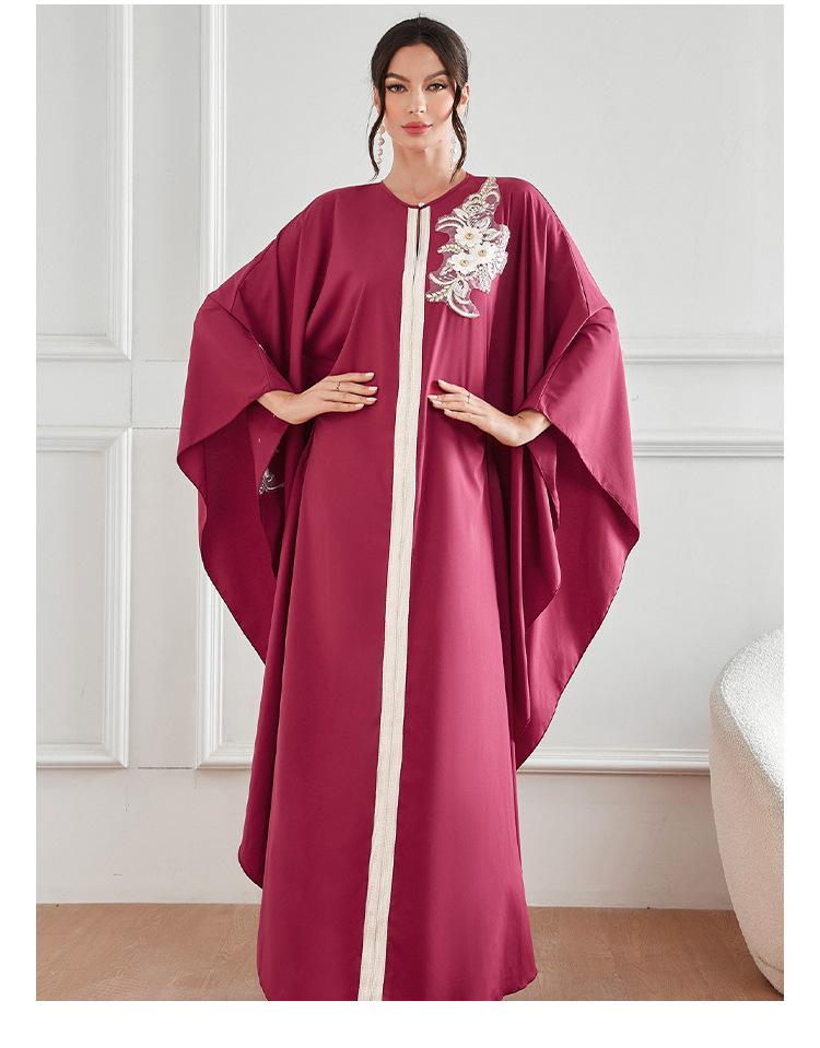 HAYA HAYA1087 New Style Elegant Decal Dress Robe