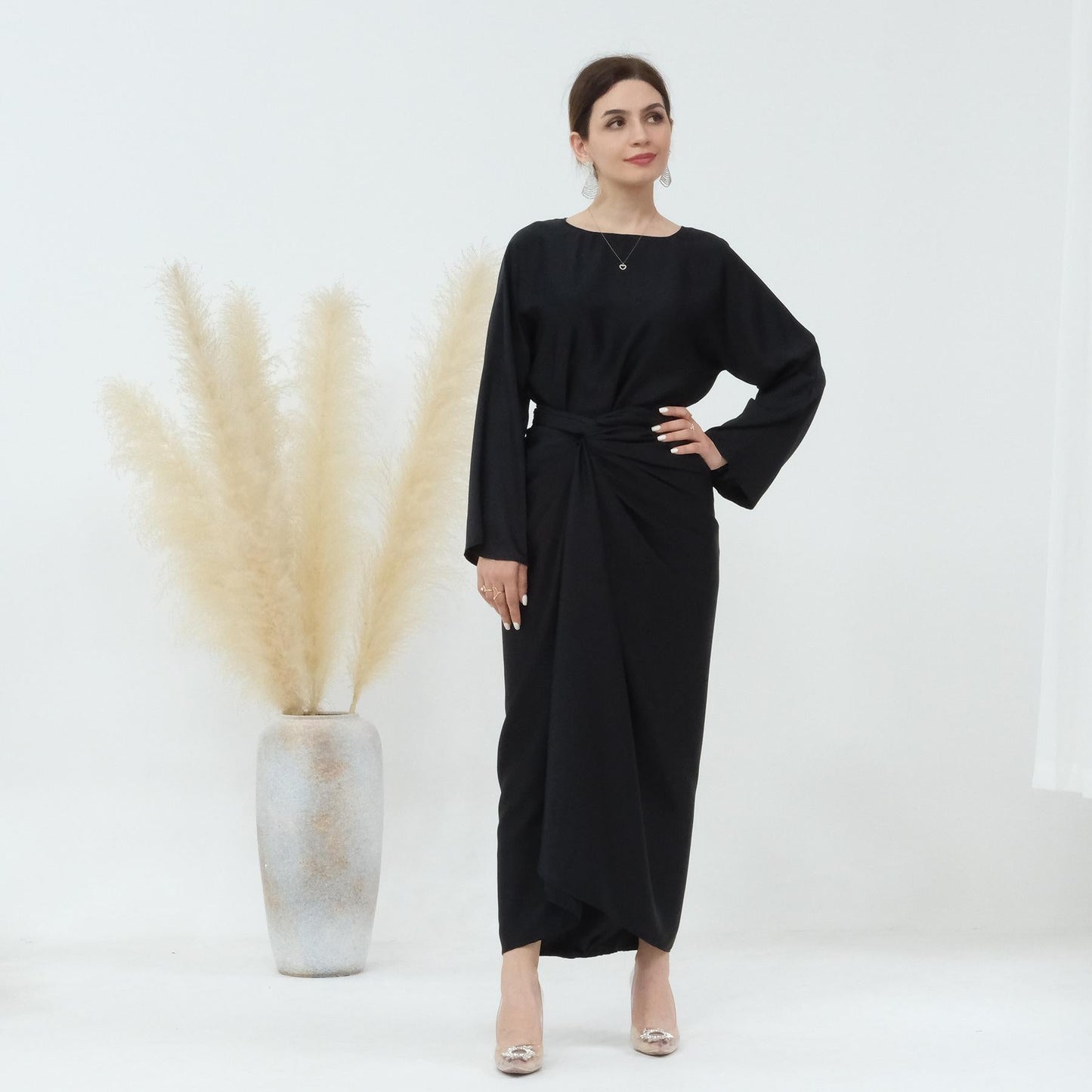 HAYA HAYA1010 2PCS Set Fashion Top and Skirt
