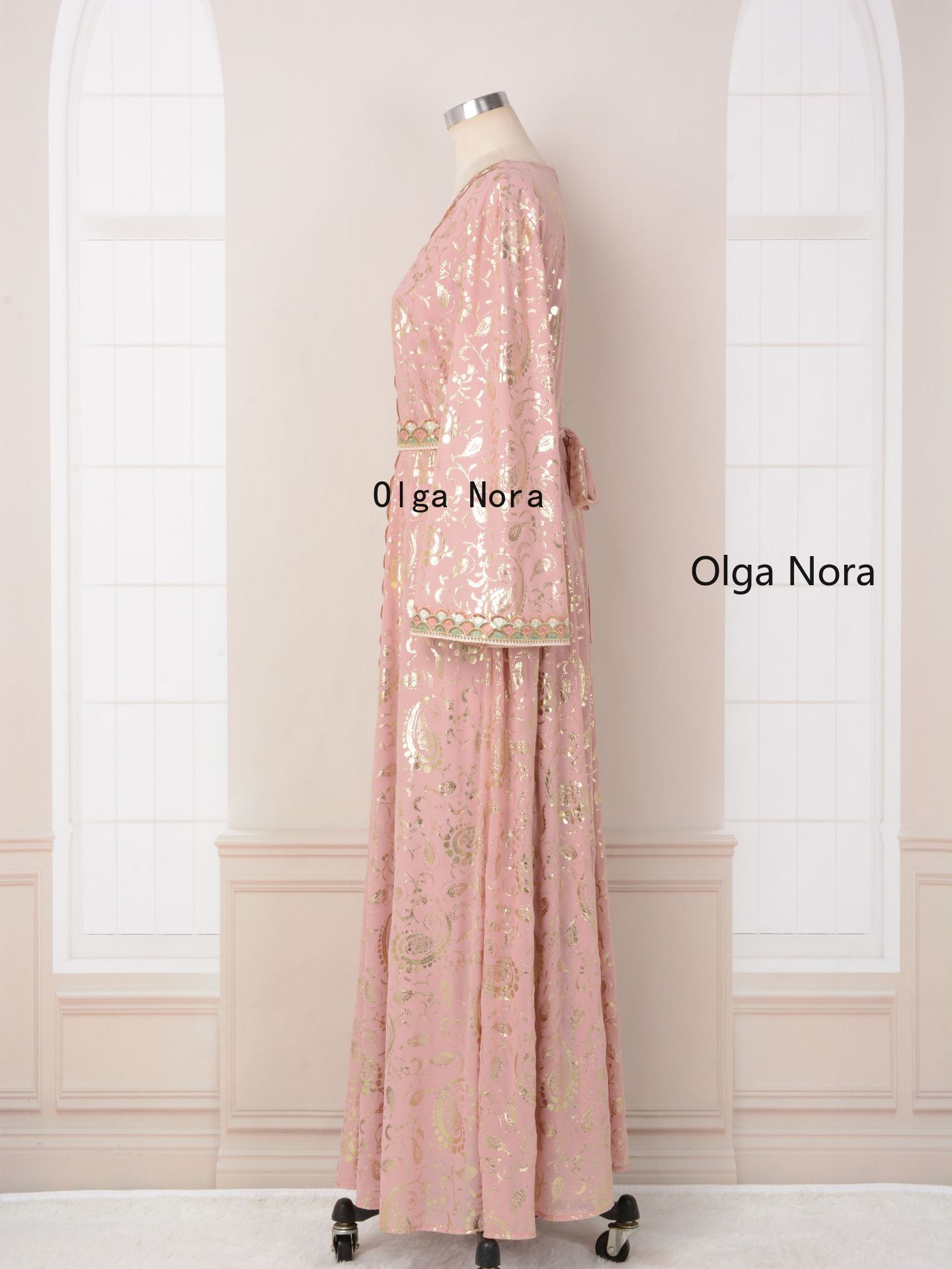 HS1328 Elegant and Slim-fitting Maxi Dress