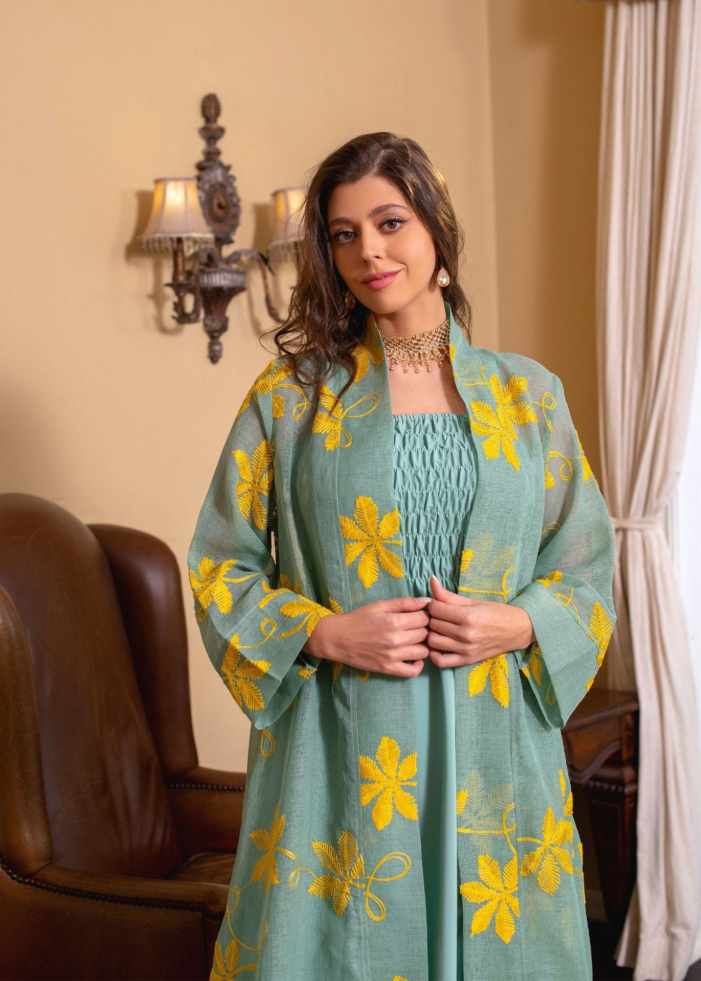 HAYA HAYA1076 2pcs Inner Dress  with Cardigan