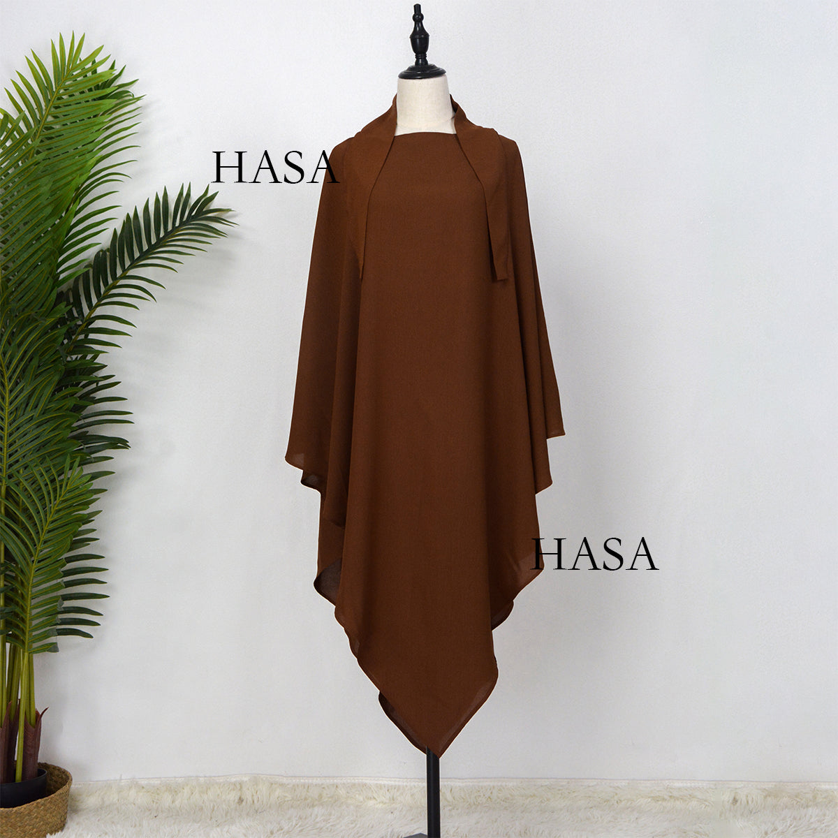 HAYAJ01 Muslim ICE SILK CREPE Khimar