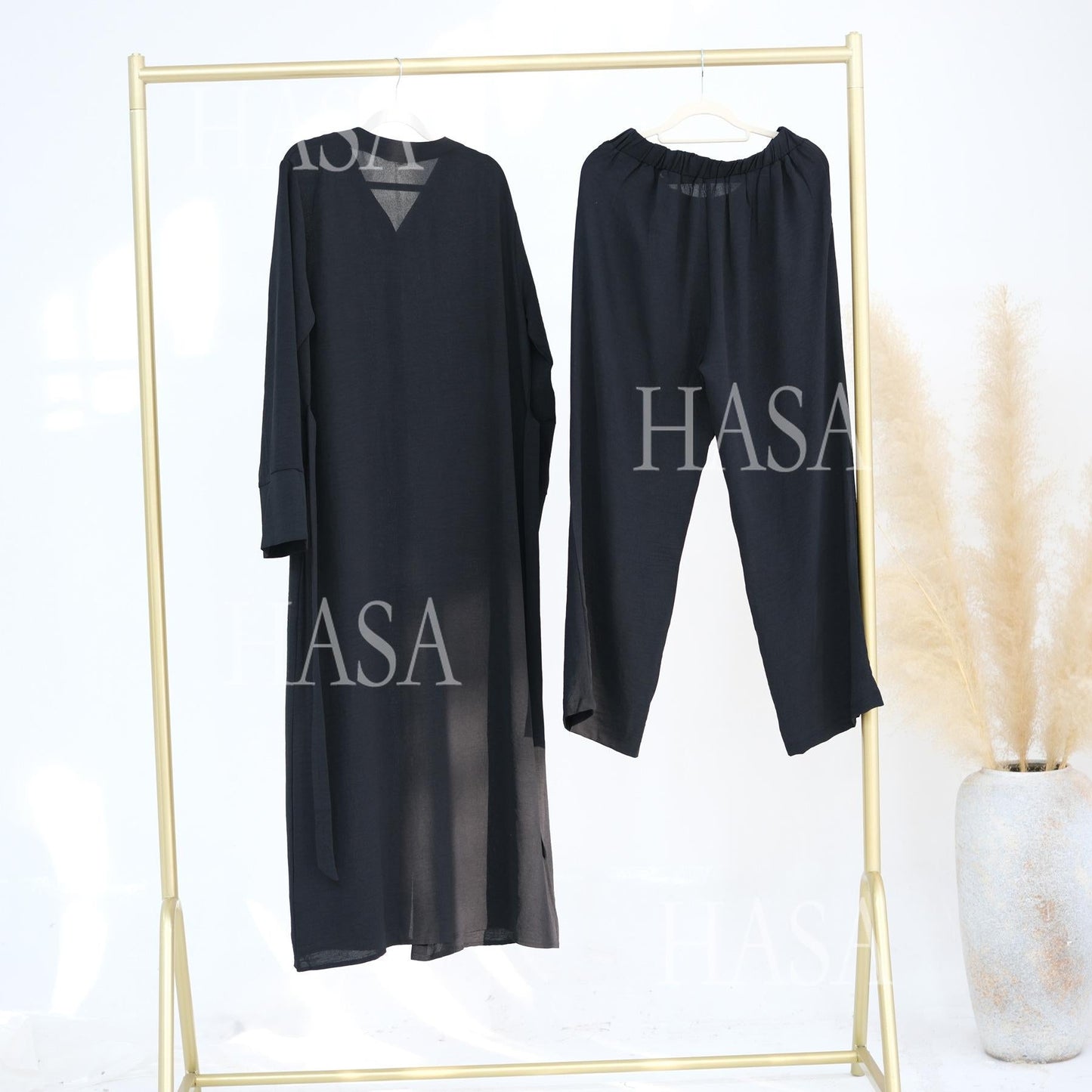 HASA HA5869 Summer Cool Two-piece Suit-multi-color Button Design