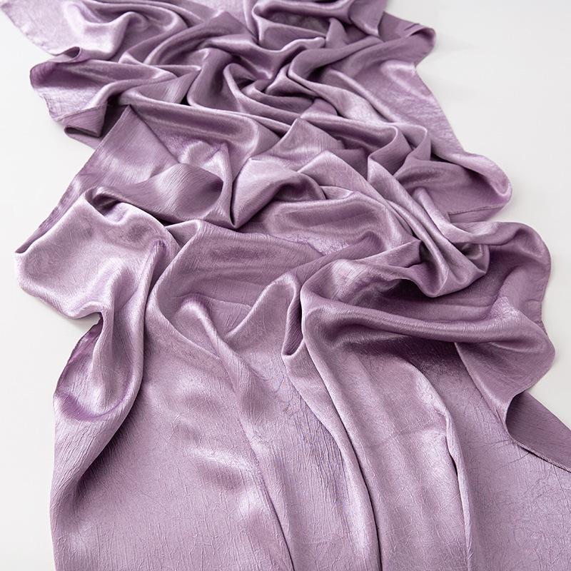 HAYA HA1104 Silk Smooth Headband Shawl Solid Color Headband
