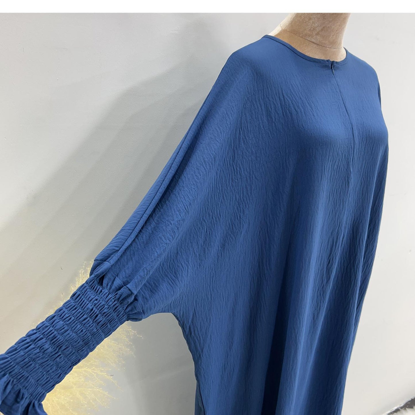 HAYA HAYA1003 Solid Bat Dress